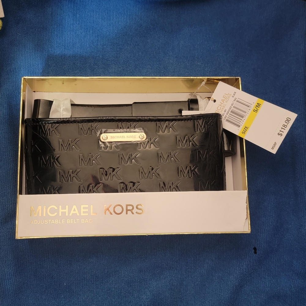 Michael Kors Black Belt Bag
